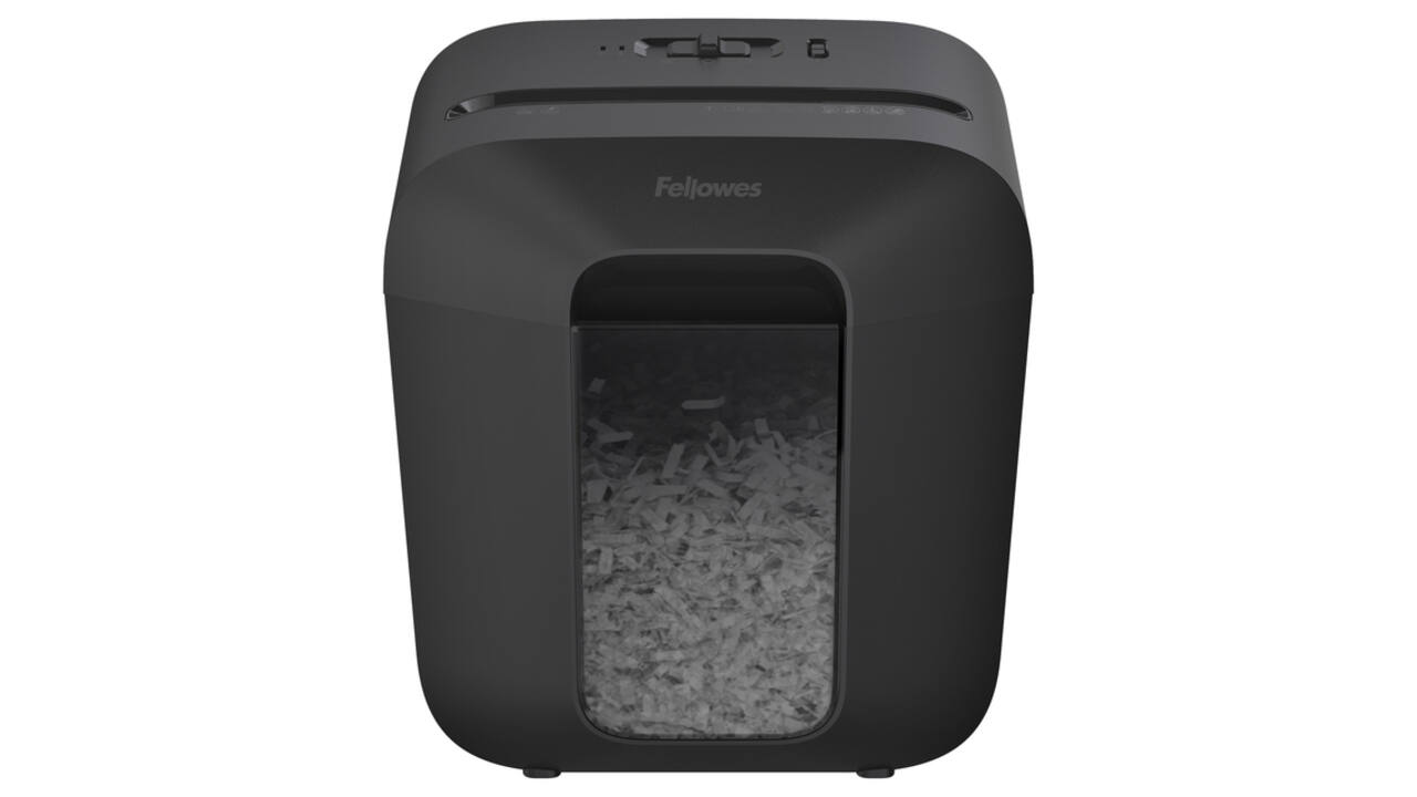 Papiervernietiger Fellowes Powershred LX25 snippers 4x37mm zwart