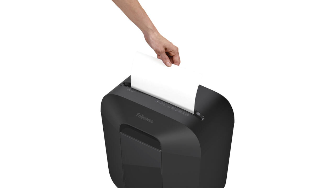 Papiervernietiger Fellowes Powershred LX25 snippers 4x37mm zwart