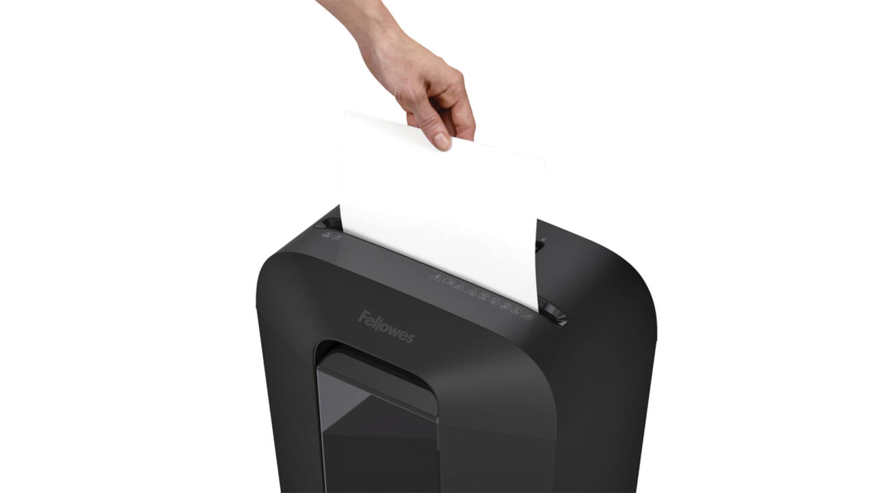 Papiervernietiger Fellowes Powershred LX70 snippers 4x40mm zwart