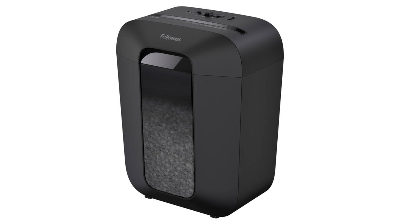 Papiervernietiger Fellowes Powershred LX41 snippers 4x12mm zwart