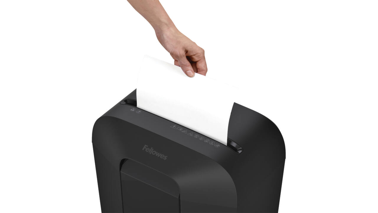Papiervernietiger Fellowes Powershred LX41 snippers 4x12mm zwart