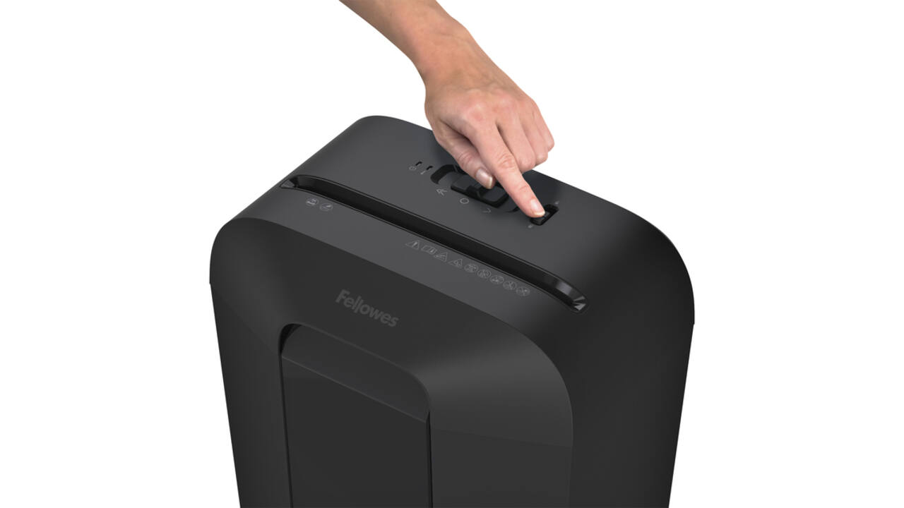 Papiervernietiger Fellowes Powershred LX41 snippers 4x12mm zwart