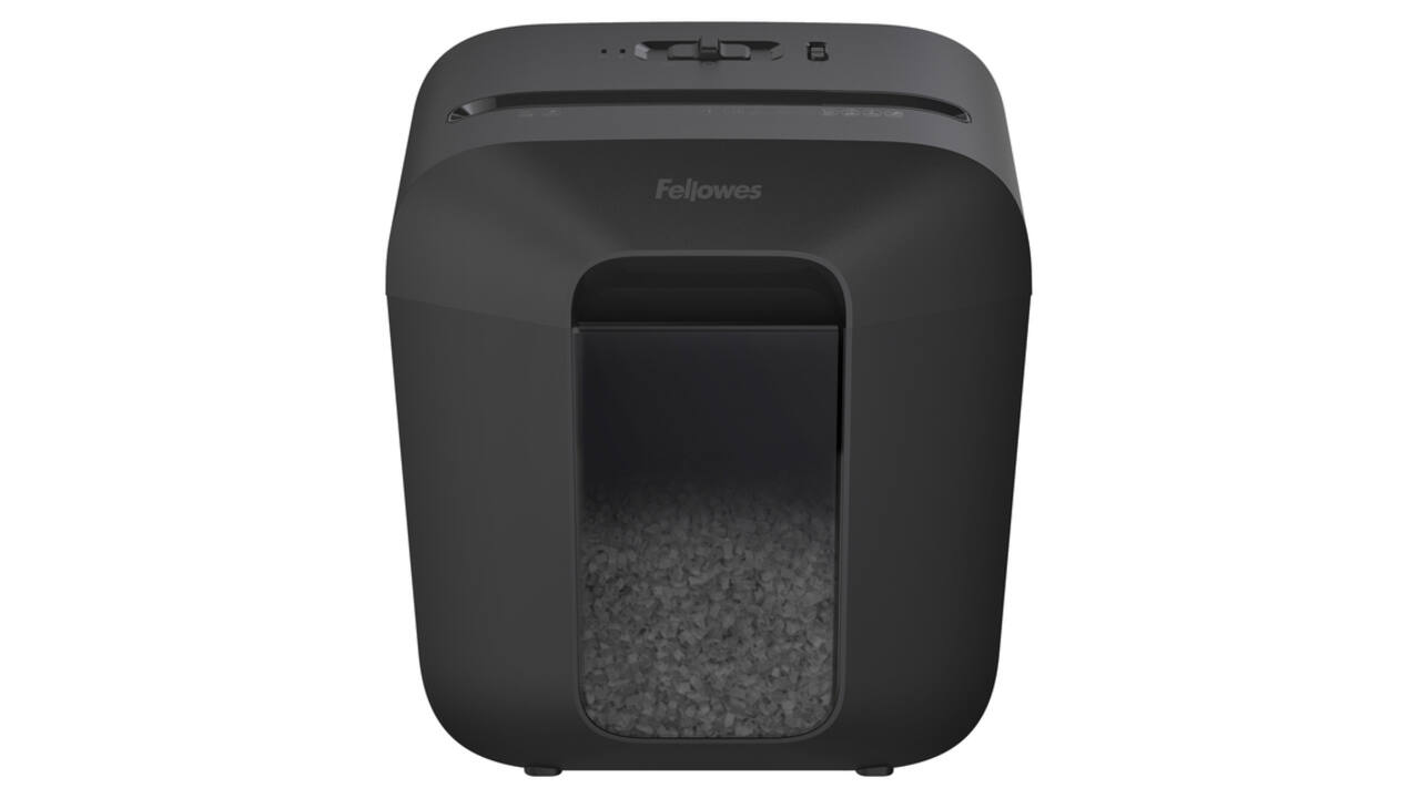Papiervernietiger Fellowes Powershred LX25M snippers 4x12mm zwart