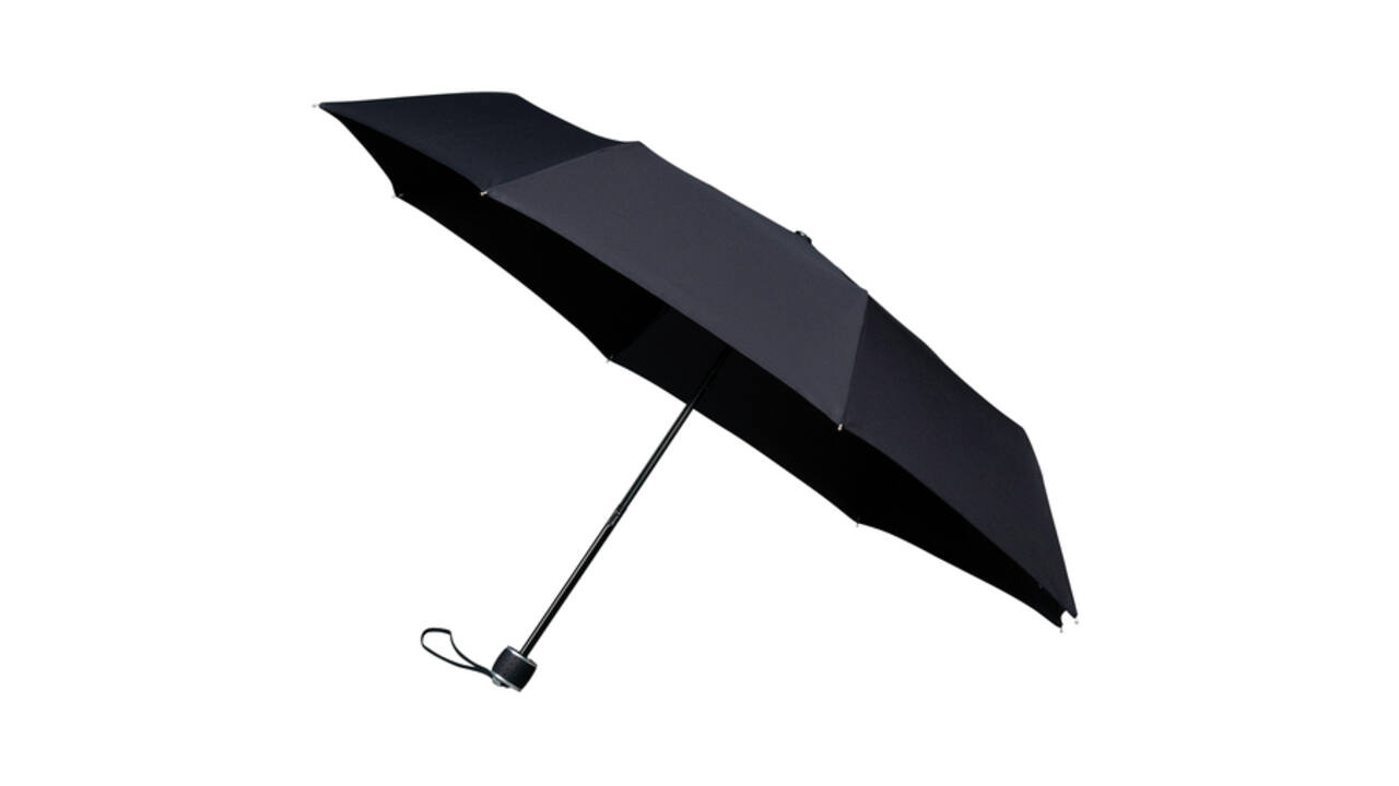 Paraplu miniMAX® opvouwbaar handopening windproof doorsnede 100 cm zwart