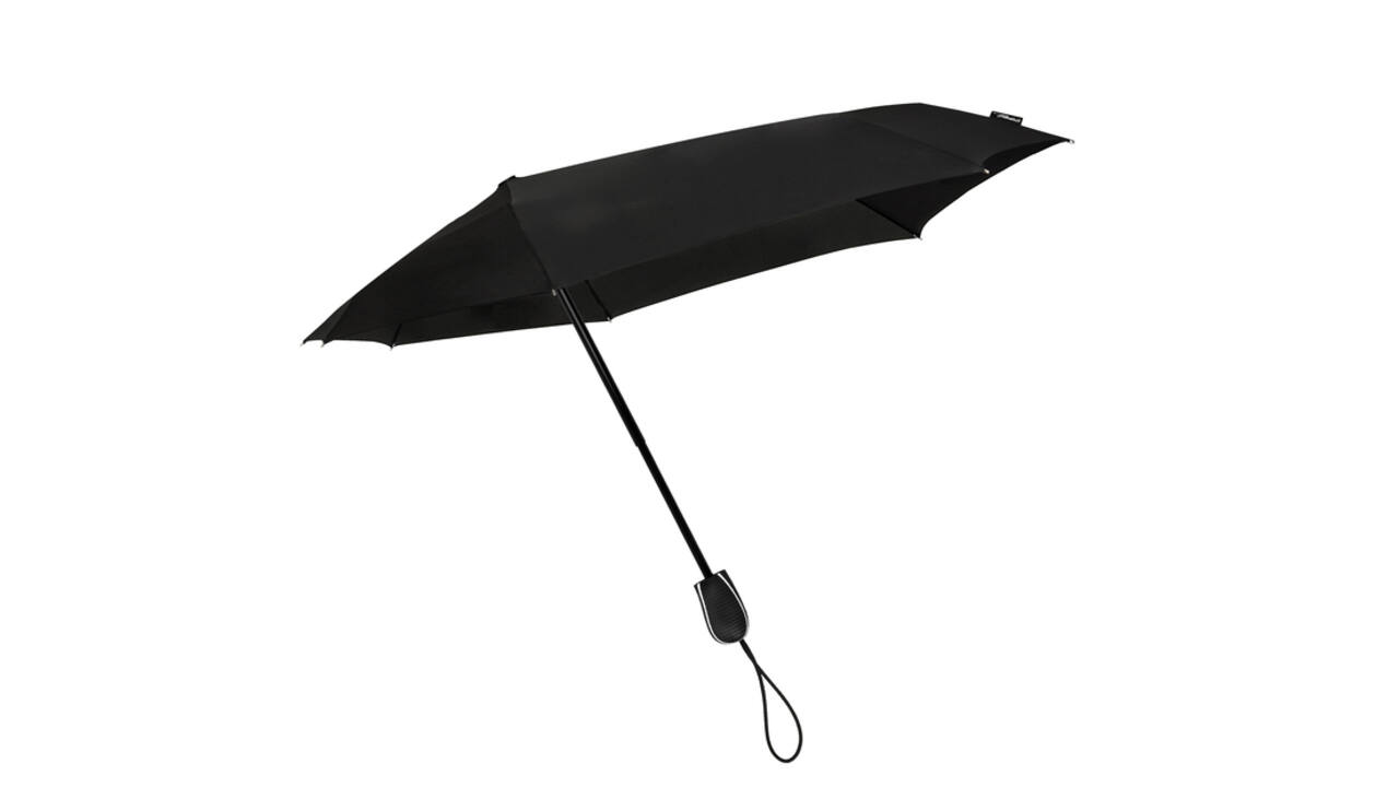 Paraplu STORMaxi®  opvouwbaar  Ø 90cm handmatige sluiting windproof zwart