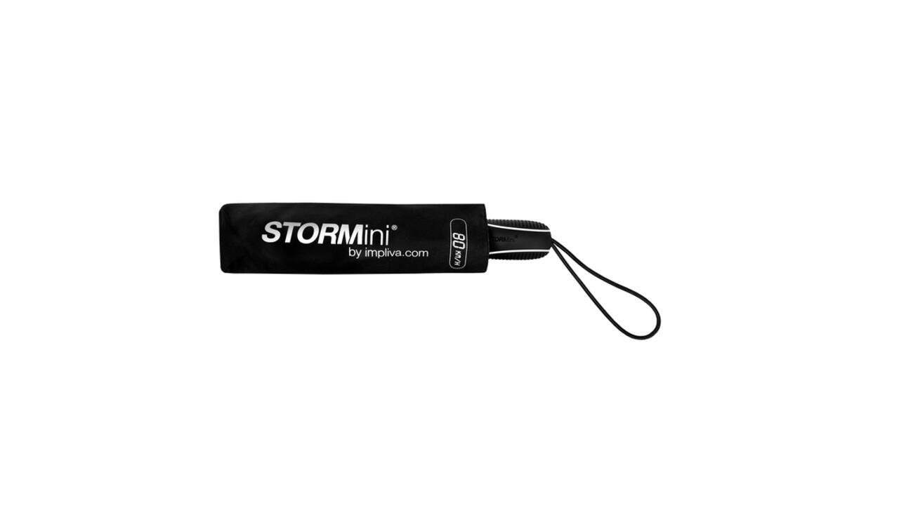 Paraplu STORMaxi®  opvouwbaar  Ø 90cm handmatige sluiting windproof zwart