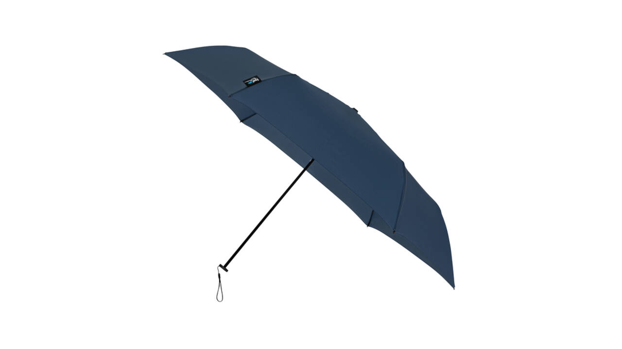 Paraplu Travellight® extreem licht opvouwbaar windproof doorsnede 90 cm donker blauw