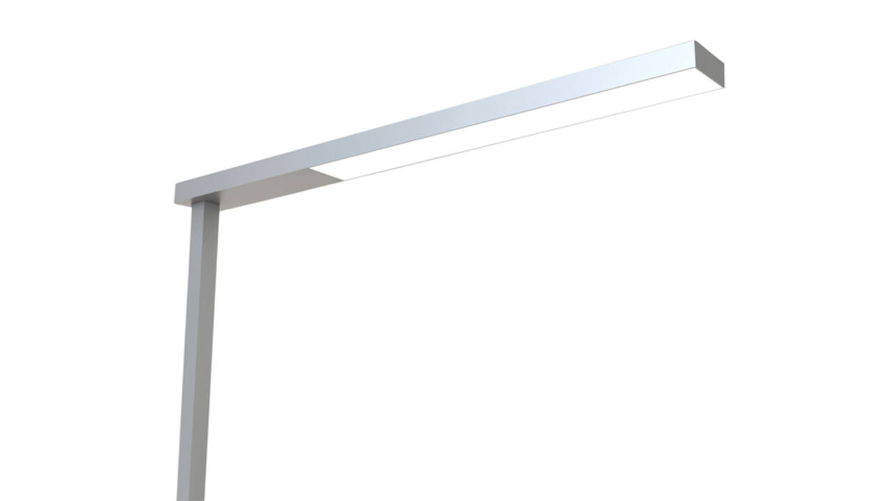 Vloerlamp Unilux Stratus led grijs