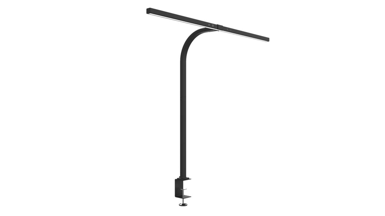 Bureaulamp Unilux Strata led tafelklem zwart