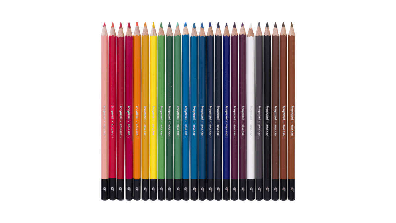 Kleurpotloden Bruynzeel assorti blik à 24 stuks