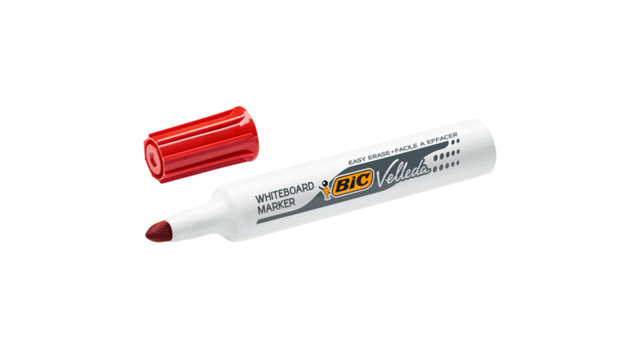 Whiteboardmarker Bic Velleda 1711 rond large rood