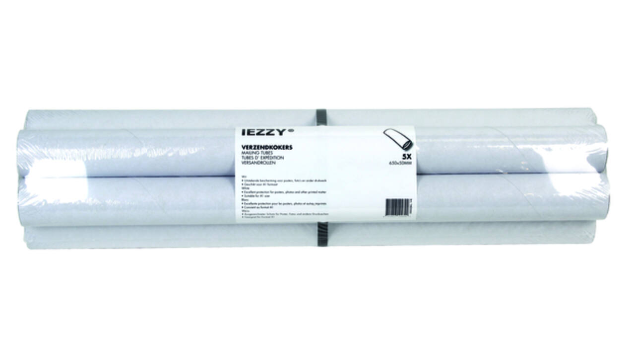 Verzendkoker IEZZY A1 650x50mm incl.doppen 5 stuks