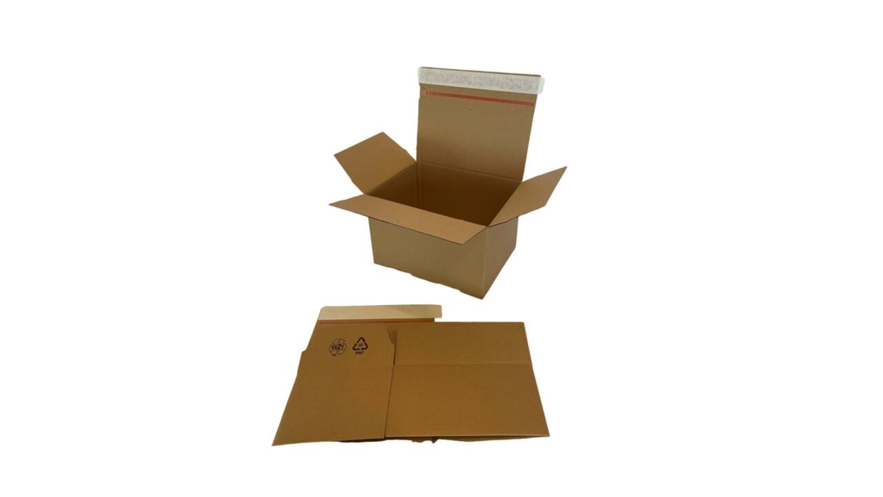 Quickbox IEZZY 310x230x160mm B-golf bruin10 stuks