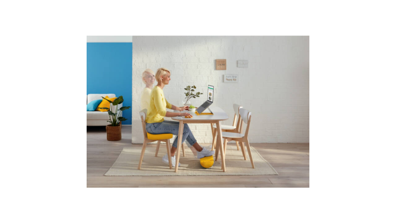 Stoelkussen Leitz Ergo Cosy grijs