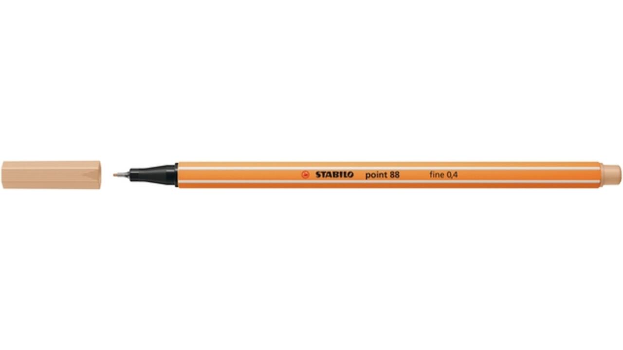 Fineliner STABILO point 88/86 fijn nude