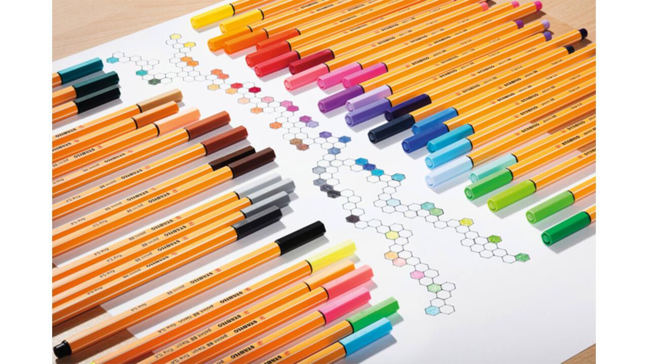 Fineliner STABILO point 88/86 fijn nude
