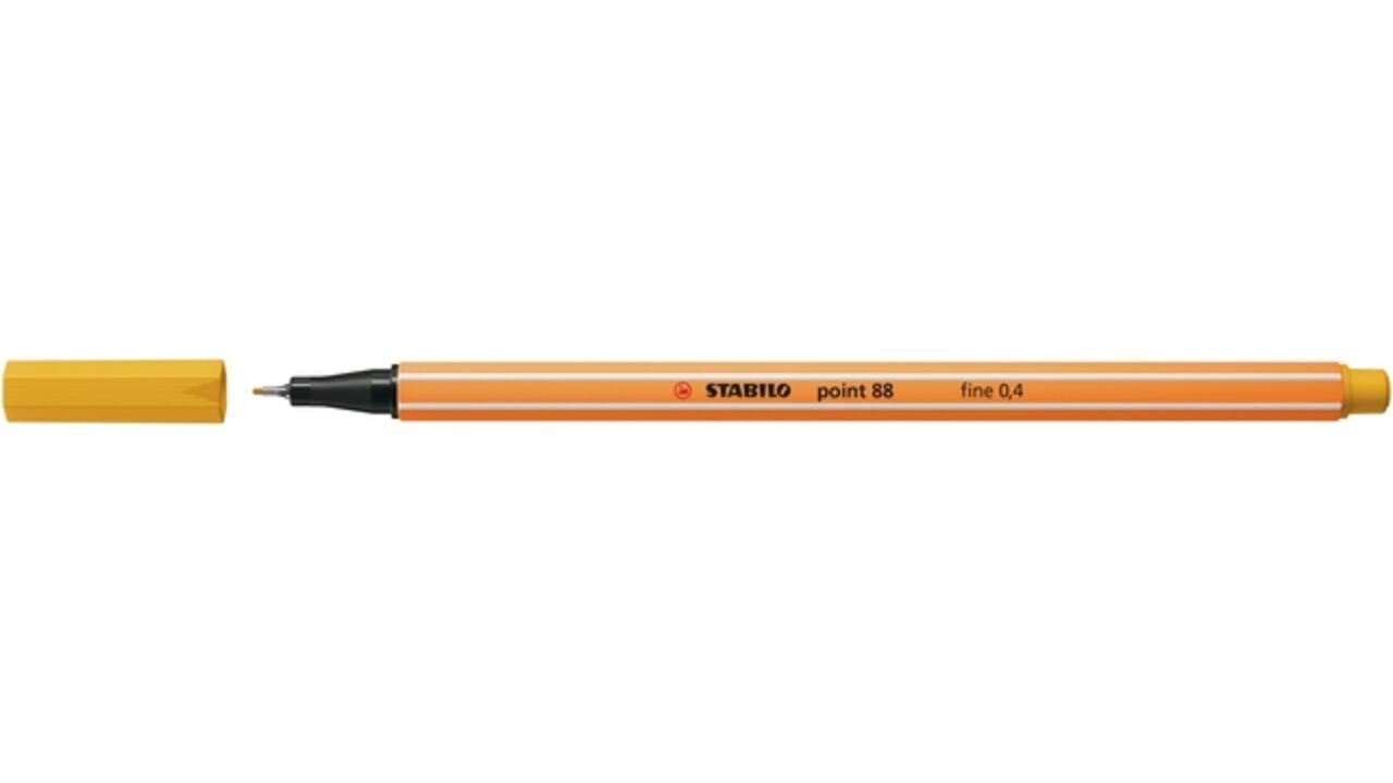 Fineliner STABILO point 88/87 fijn curry