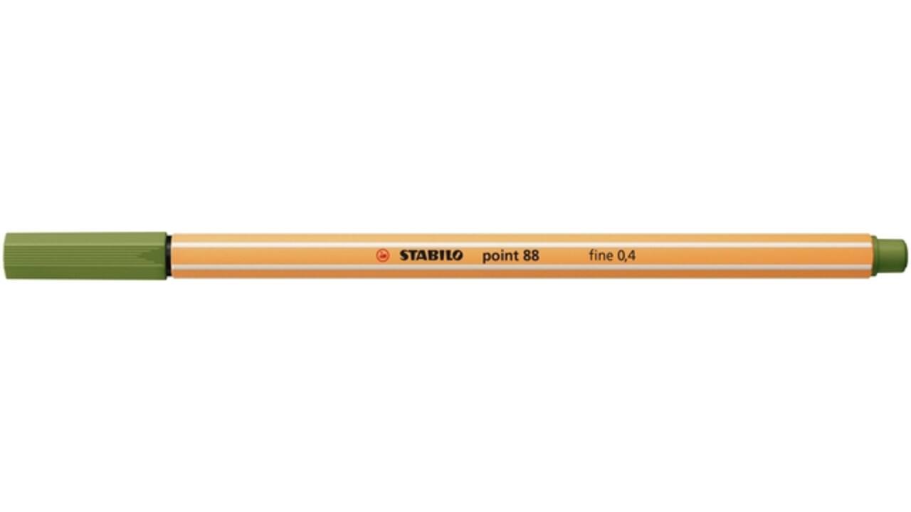 Fineliner STABILO point 88/35 fijn mosgroen