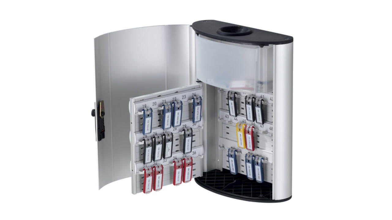 Sleutelkast Durable 54haken met cijferslot+inwerp
