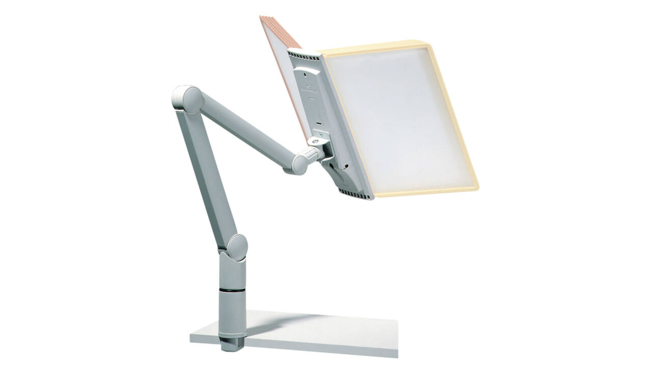 Tafelklem met arm Durable Sherpa voor 10-tassen A4