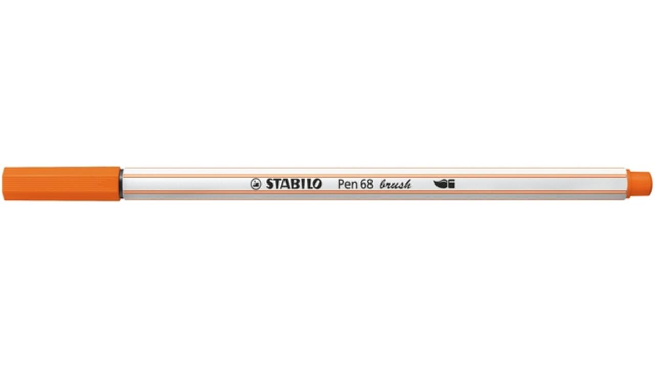 Brushstift STABILO Pen 568/30 bleek vermiljoen