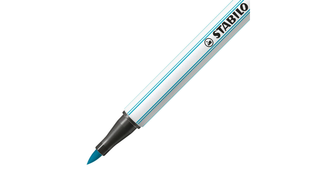 Brushstift STABILO Pen 568/31 lichtblauw