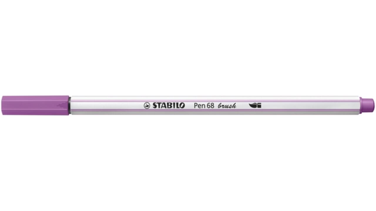 Brushstift STABILO Pen 568/60 pruimenpaars