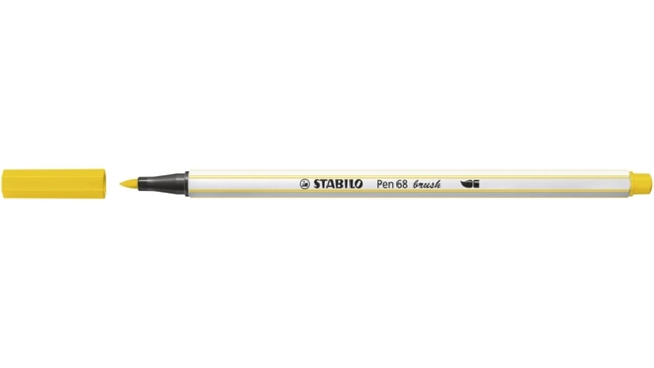 Brushstift STABILO Pen 568/24 citroengeel