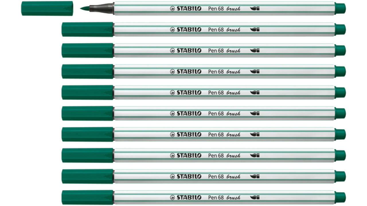 Brushstift STABILO Pen 568/53 turquoisegroen