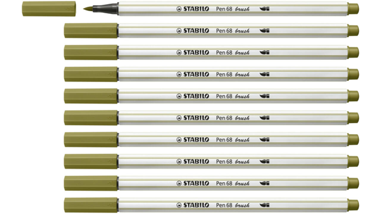 Brushstift STABILO Pen 568/37 moddergroen