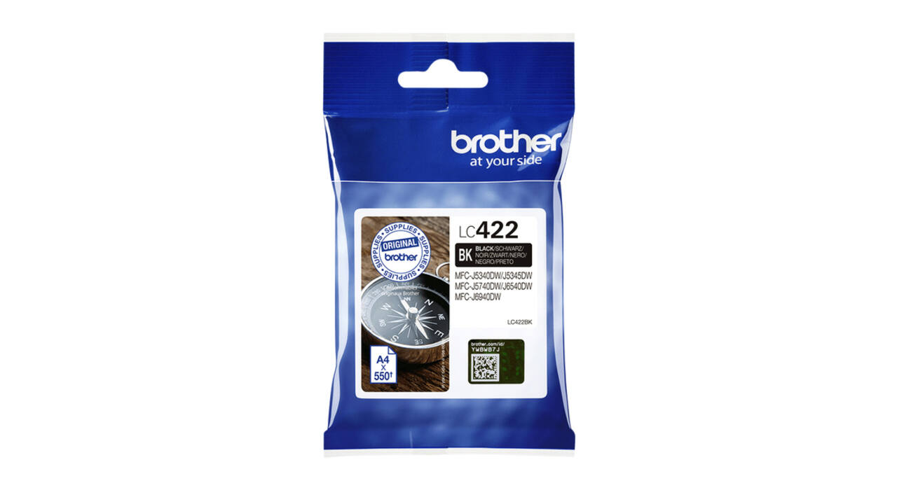 Inktcartridge Brother LC-422BK zwart