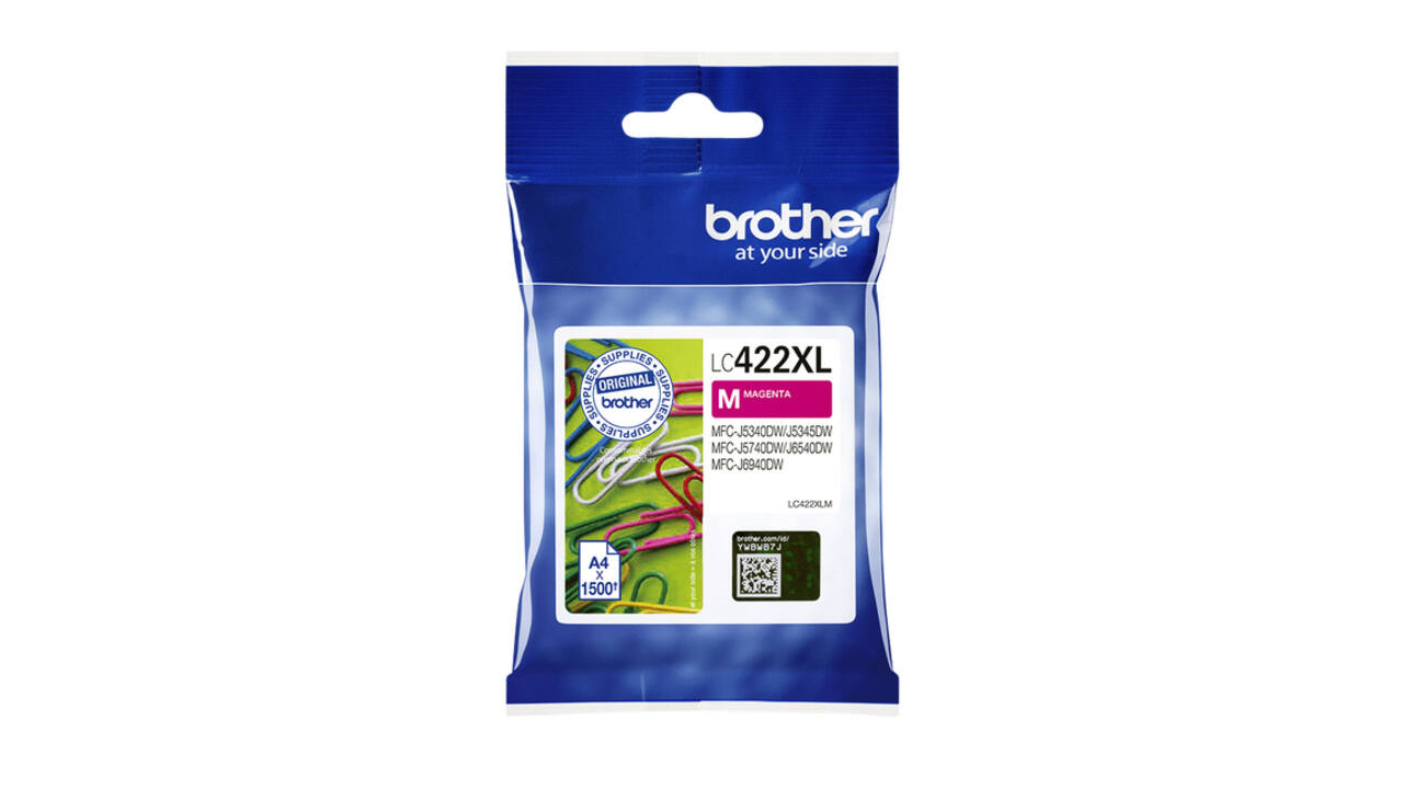 Inktcartridge Brother LC-422XLM rood