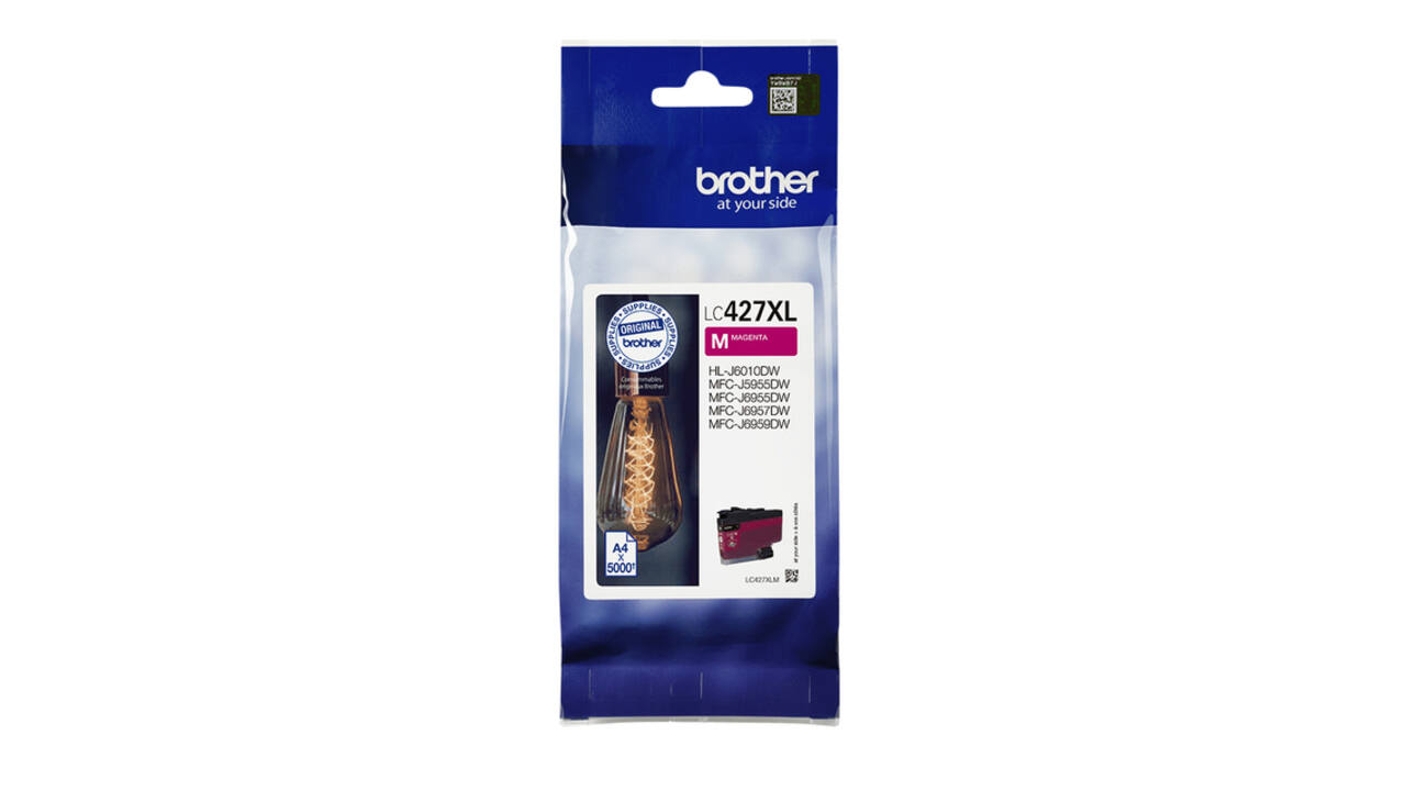 Inktcartridge Brother LC-427XLM rood