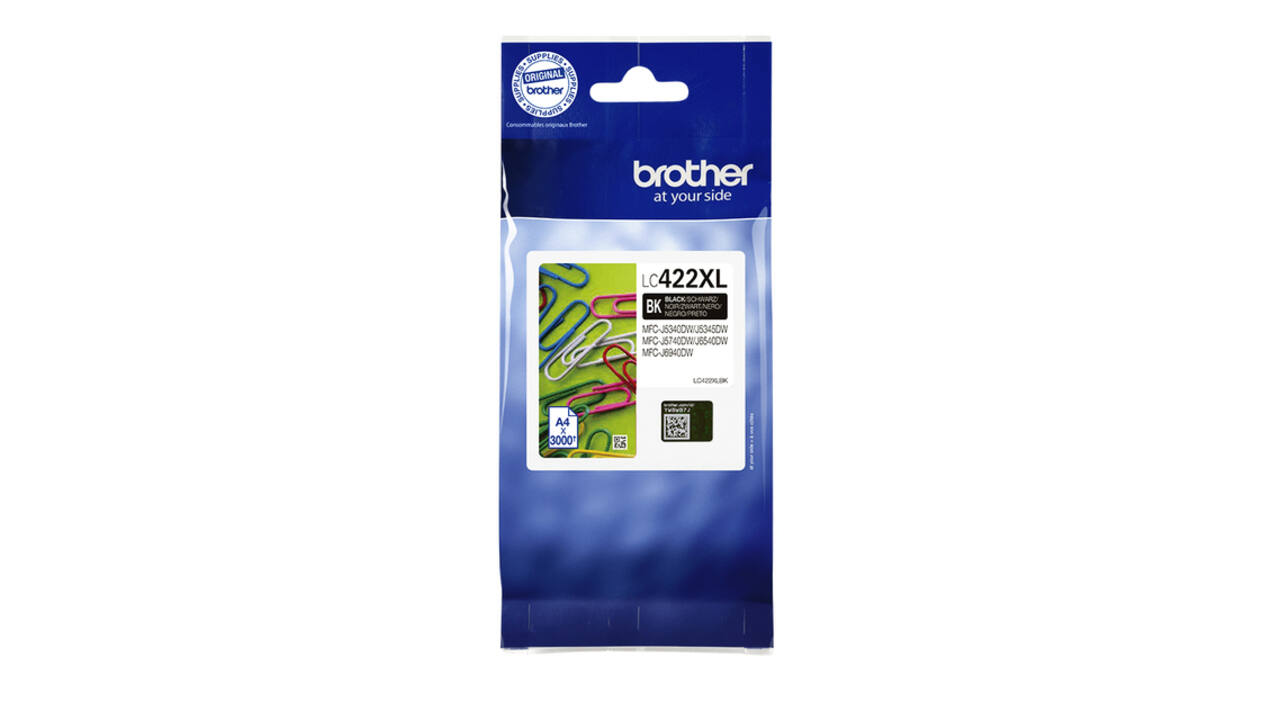 Inktcartridge Brother LC-422XLBK zwart