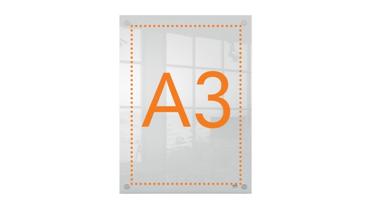 Infobord Nobo Premium Plus A3 acryl wand