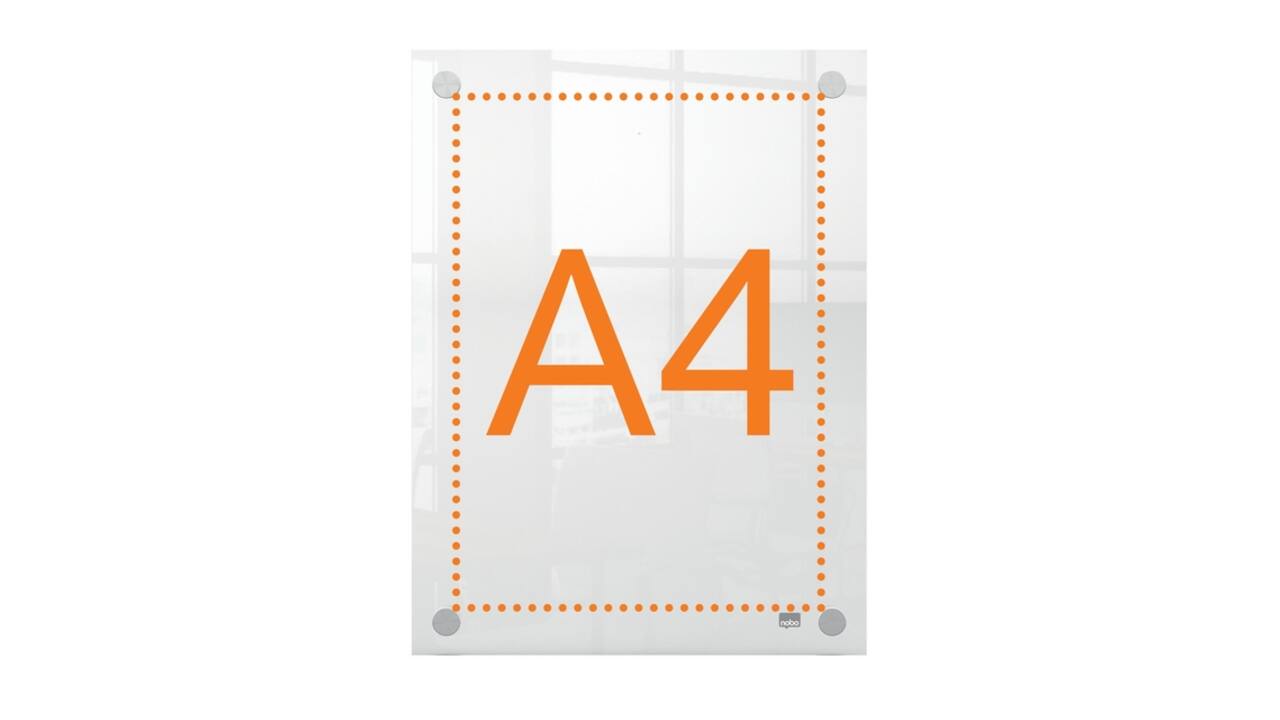 Infobord Nobo Premium Plus A4 acryl wand