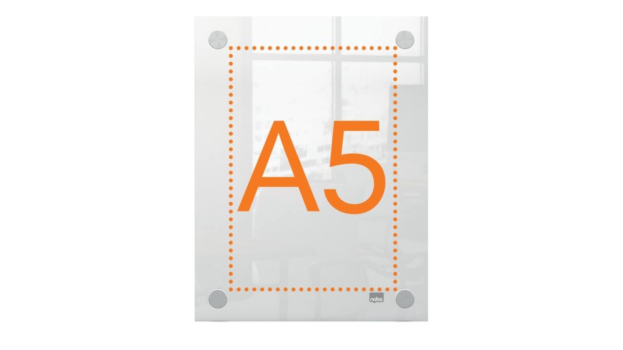 Infobord Nobo Premium Plus A5 acryl wand