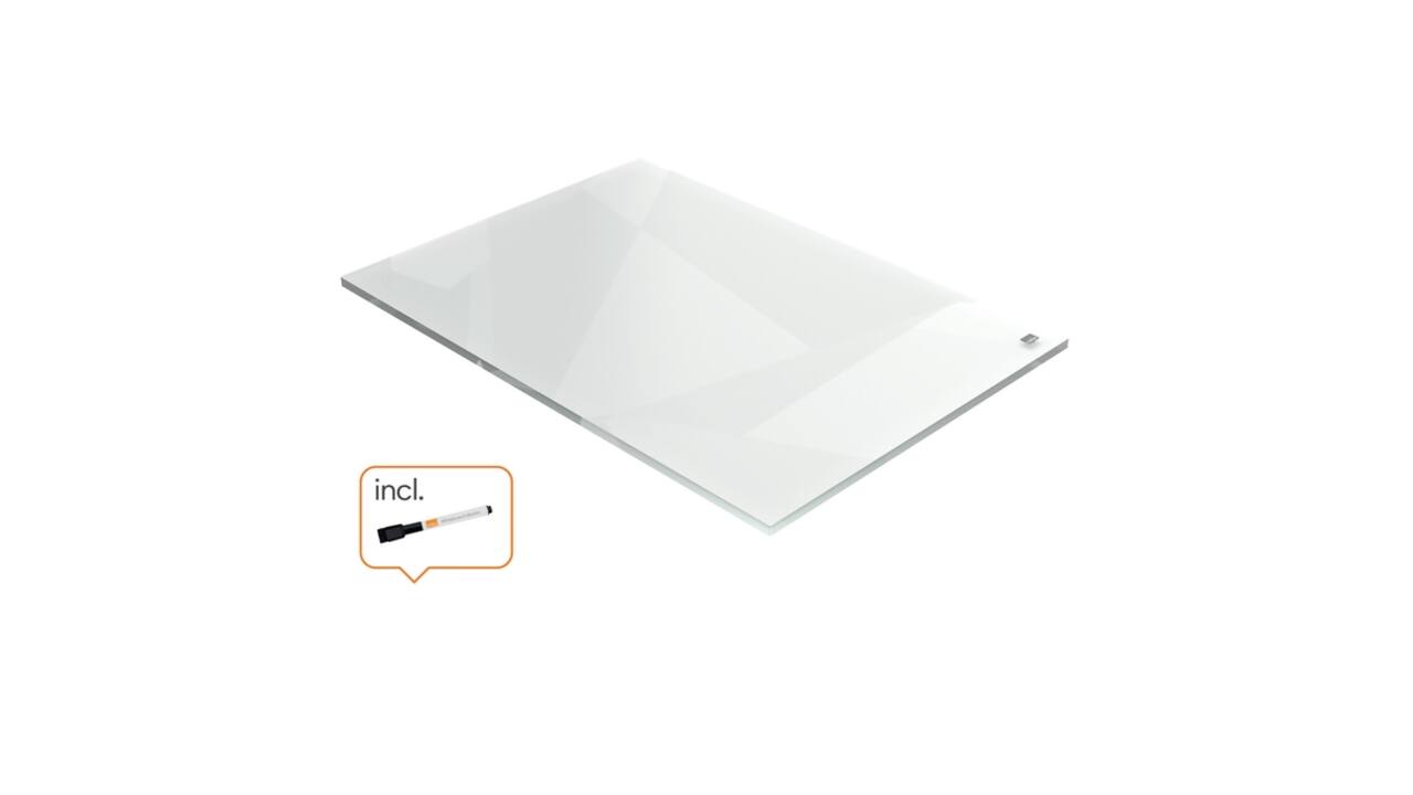 Notitiebord Nobo transparant acryl A4