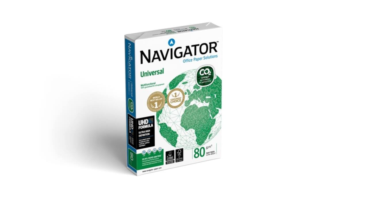 Kopieerpapier Navigator Universal CO2 A4 80gr wit 500 vel