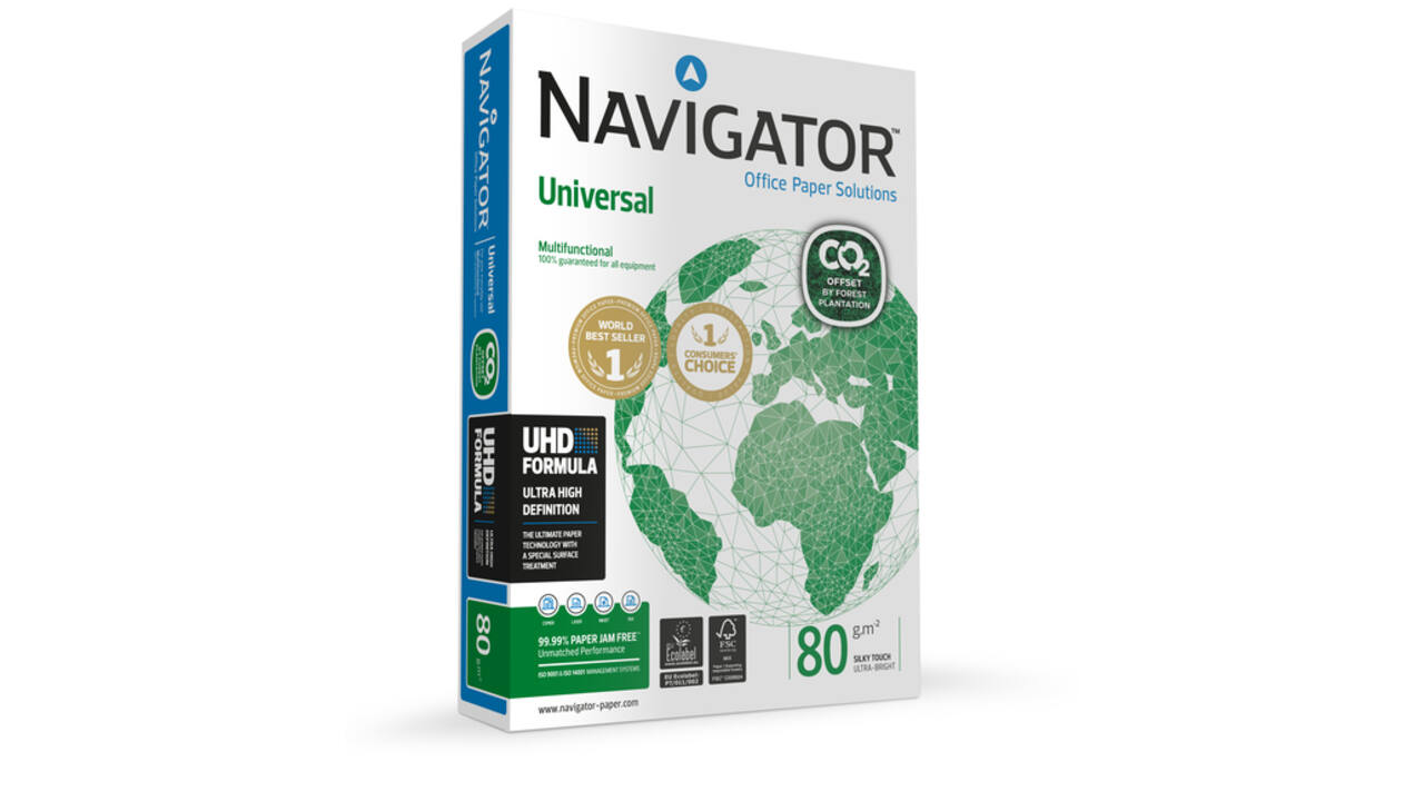 Kopieerpapier Navigator Universal CO2 A4 80gr wit 500 vel