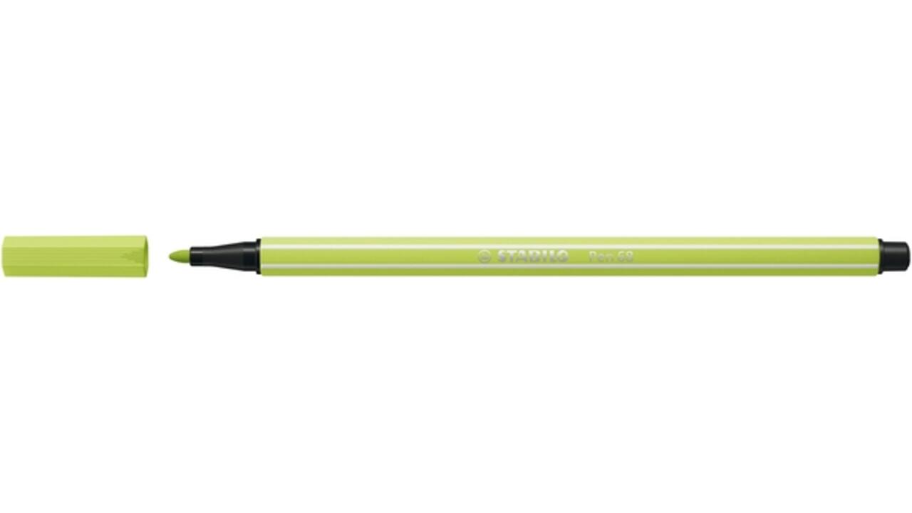 Viltstift STABILO Pen 68/14 medium vleugje limoen