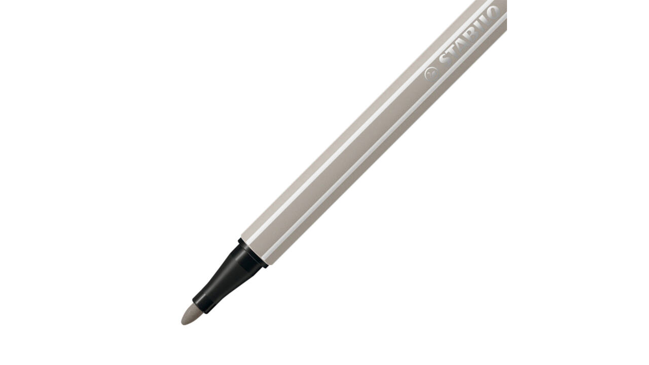 Viltstift STABILO Pen 68/93 medium  warm grijs