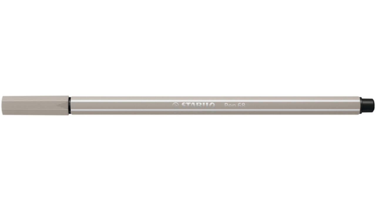 Viltstift STABILO Pen 68/93 medium  warm grijs