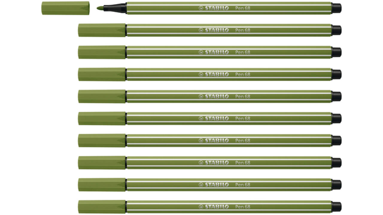 Viltstift STABILO Pen 68/35 medium mosgroen