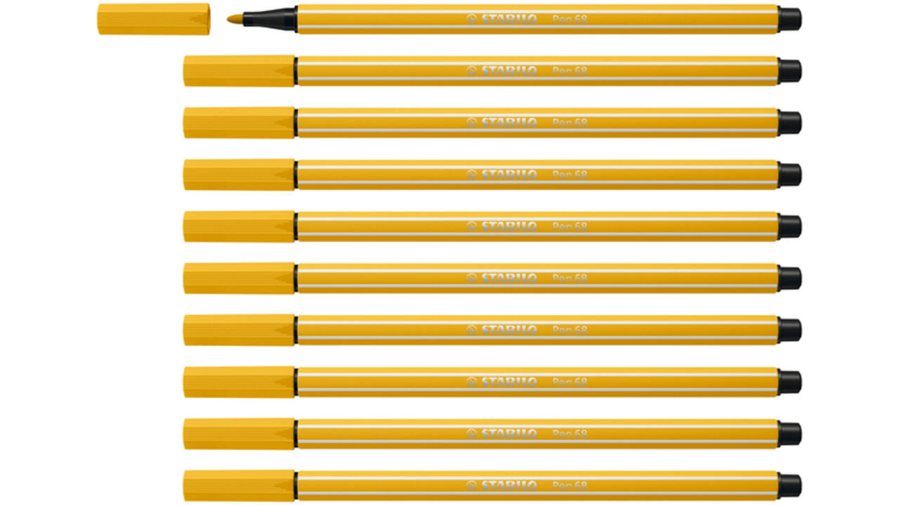 Viltstift STABILO Pen 68/87 medium curry