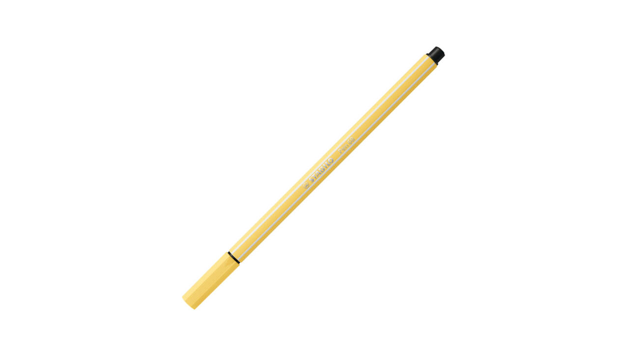 Viltstift STABILO Pen 68/23 medium lichtgeel