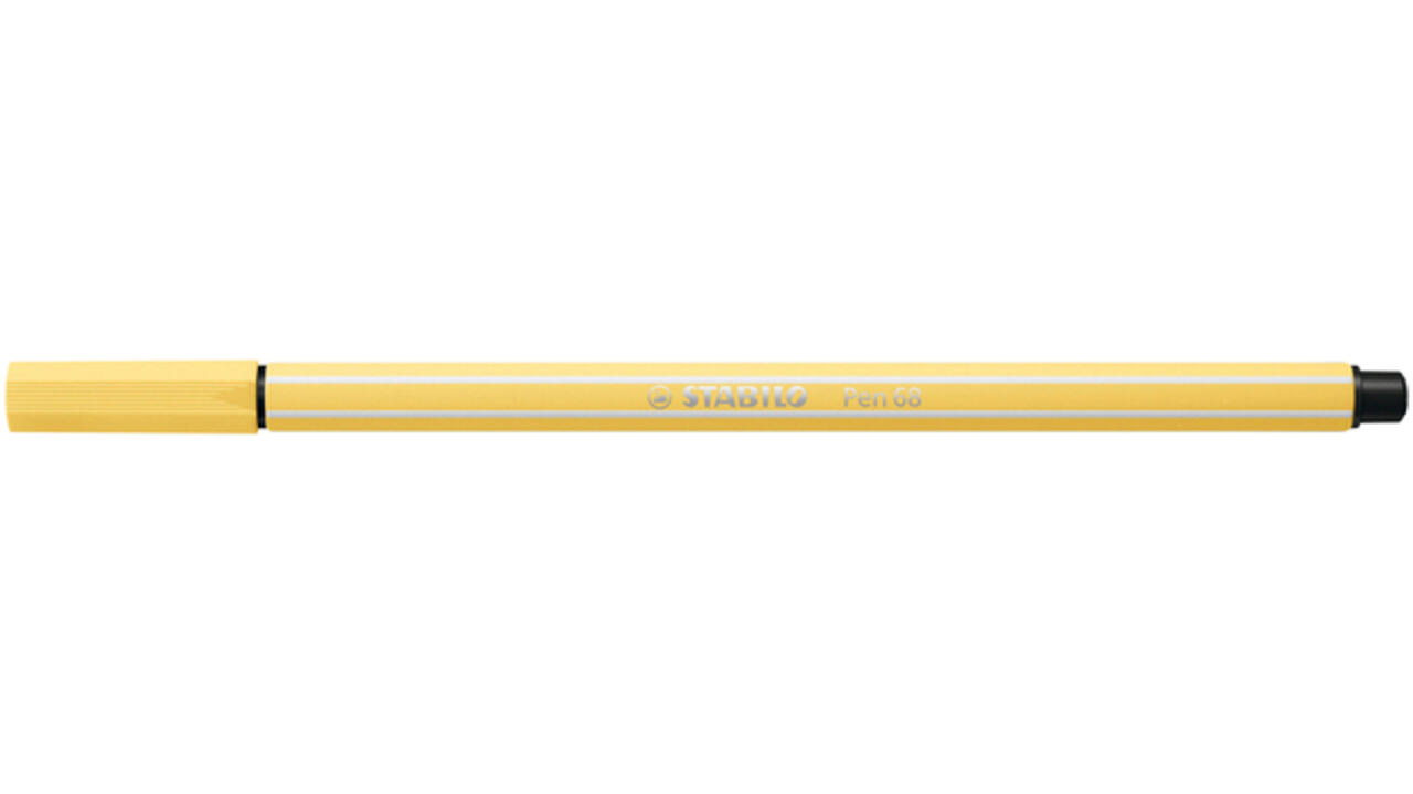 Viltstift STABILO Pen 68/23 medium lichtgeel