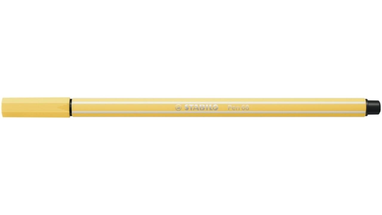 Viltstift STABILO Pen 68/23 medium lichtgeel