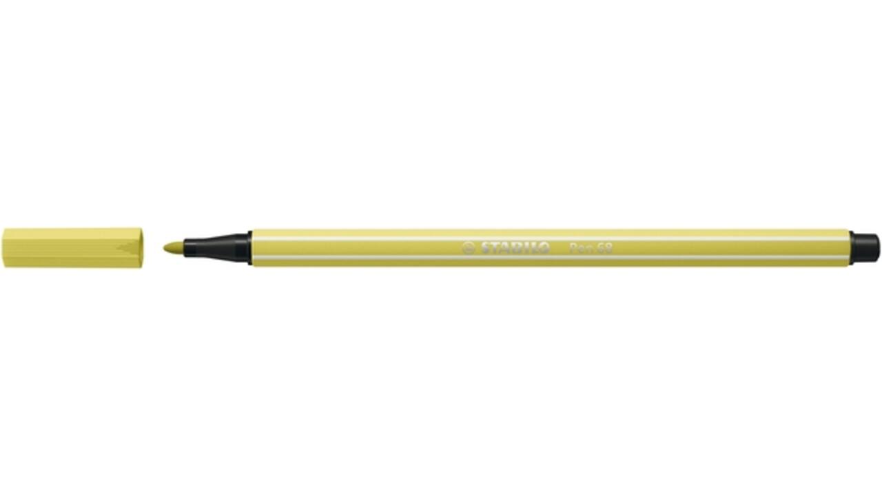 Viltstift STABILO Pen 68/67 medium mosterd