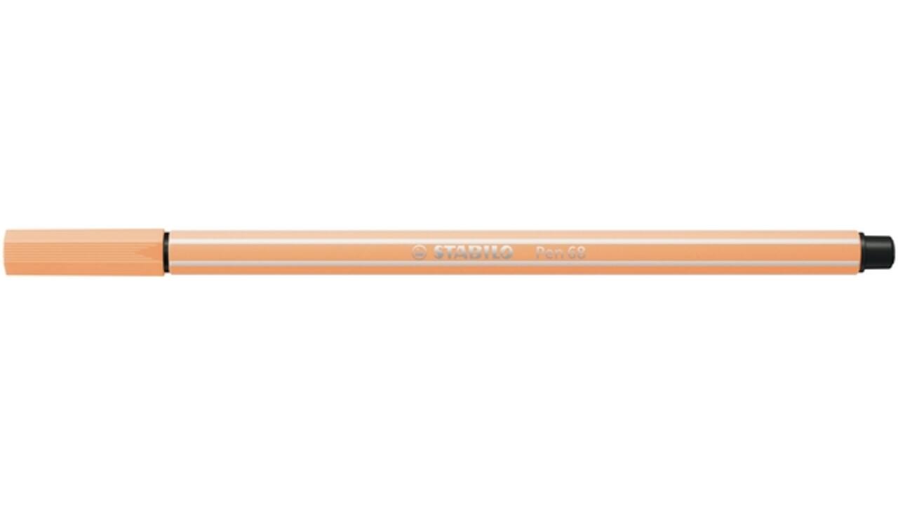 Viltstift STABILO Pen 68/25 medium pastel oranje